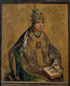 Papst Gregor I. der Große von Pedro Berruguete