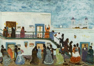 Ankunft in der Kirche von Pedro Figari