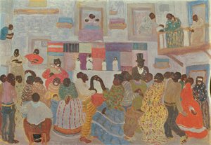 Tänzer in Haiti von Pedro Figari