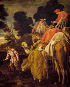 Karawane von Kamelen (Detail) von Pedro Orrente