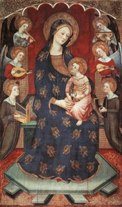 Madonna mit Kind und musizierenden Engeln