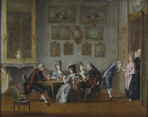 Kartenspiel im Haus von Elis Schroderheim
