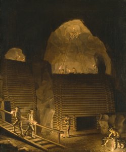 Kupfermine von Falun von Pehr Hilleström