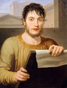 Giuseppe Guizzardi in antiker Kleidung