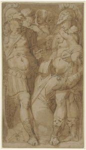 Alexander begnadigt die Familie von Darius