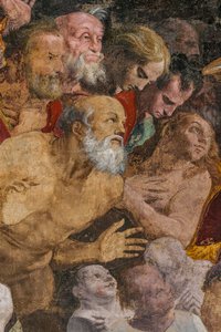 Johannes der Täufer tauft Menschen, Poggi-Kapelle