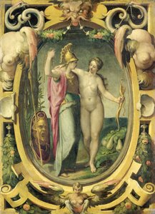 Venus und Minerva, um 1590 von Pellegrino Tibaldi