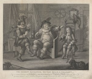 Sir Andrew Aguecheek, Sir Toby Belch und der Clown - "Was ihr wollt", Akt II, Szene III