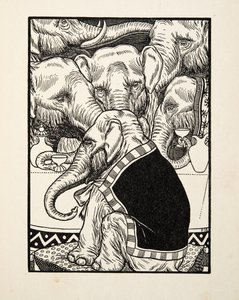 Eine Komödie der Vierfüßler, aus Hundert Anekdoten über Tiere, veröffentlicht 1924 von Percy J. Billingshurst