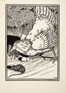 Eine seltsame Mäusefängerin, aus Hundert Anekdoten über Tiere, veröffentlicht 1924 von Percy J. Billingshurst