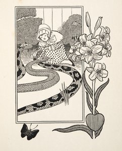 Kindliche Faszination, aus Hundert Anekdoten über Tiere, veröffentlicht 1924 von Percy J. Billingshurst