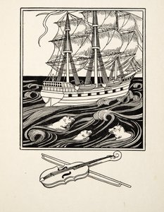 Musikalische Robben, aus Hundert Anekdoten von Tieren, veröffentlicht 1924 von Percy J. Billingshurst