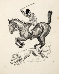 Das Pferd und der Windhund, aus Hundert Anekdoten über Tiere, veröffentlicht 1924