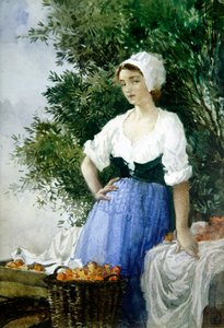 Die Orangenverkäuferin von Percy Lancaster
