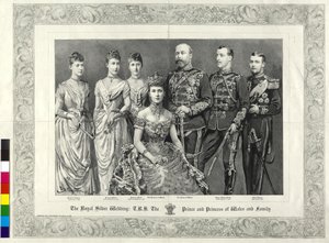 Die spätere britische Königsfamilie 1888 von Percy Macquoid