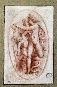 Apollo und Hyacinth (Zeichnung a la sanguine)