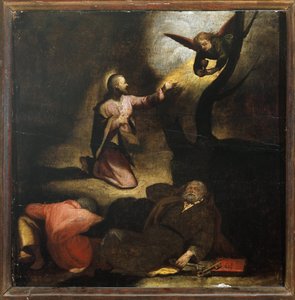 Passion Christi: Agonie im Garten Gethsemane von Perino del Vaga