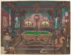 Billardzimmer, 1890