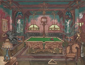 Billardzimmer, 1890, 1935-1942