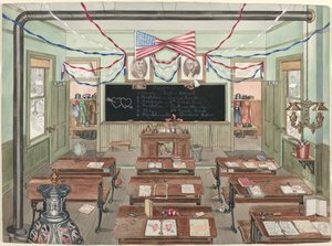 Ländliches Klassenzimmer, 1900, 1935-1942