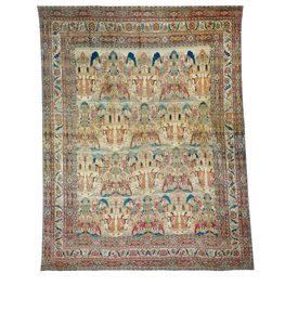 Ein Bildteppich aus Lavar Kirman, Südostpersien, spätes 19. Jahrhundert von Persian School