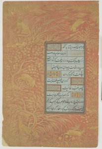 Folio der Kalligraphie, Iran, Safawiden-Dynastie