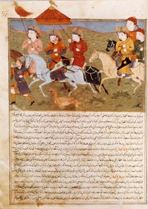 Darstellung von Houlagou Khan, Enkel von Dschingis Khan