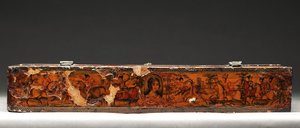 Werkzeugkasten, der die Heilige Familie darstellt, ca. 1830 (Mischtechnik) von Persian School