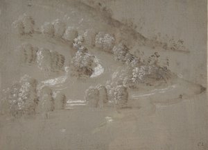 Landschaft recto, Landschaft verso, 1489-90