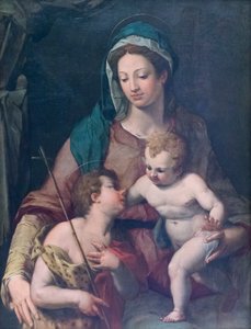 Madonna und Kind mit dem jungen St. Johannes, vor 1585