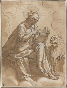 Sankt Markus der Evangelist von Peter Candid after Heinrich Aldegrever after Georg Pencz