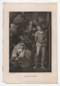 Parisina, ca. 1850 (Stich) von Peter Carl Geissler