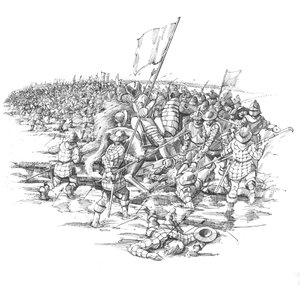 Schlacht von Blore Heath, Staffordshire, 1459