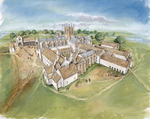 Muchelney Abbey, 16. Jahrhundert, ca. 1990-2010