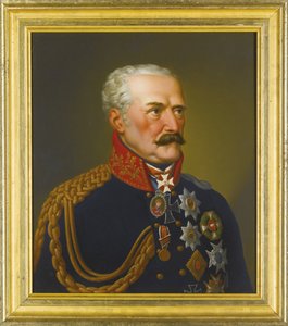 Porträt von Gebhard Leberecht von Blücher, Fürst von Wahlstatt (1742-1819) von Peter Eduard Stroehling