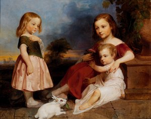 Porträt der Downer-Kinder, 1850