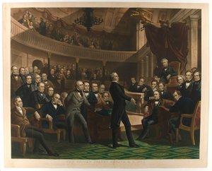 Der Senat der Vereinigten Staaten, 1850, veröffentlicht ca. 1855