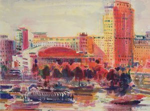 Die South Bank, 2002 von Peter Graham (Contemporary)
