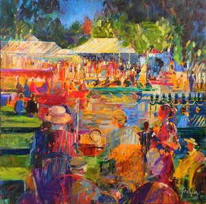 Die Themse bei Henley von Peter Graham (Contemporary)