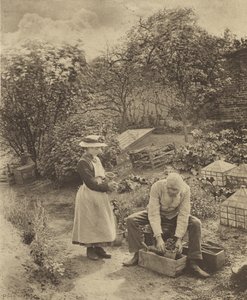 Ein Gartenende. [Suffolk.] von Peter Henry Emerson