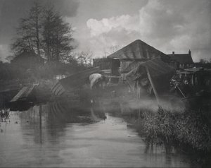 Eine Bootswerft in Norfolk von Peter Henry Emerson