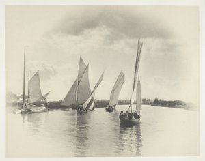 Ein Segelwettbewerb in Horning von Peter Henry Emerson