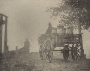 An der Fähre – Ein nebliger Morgen