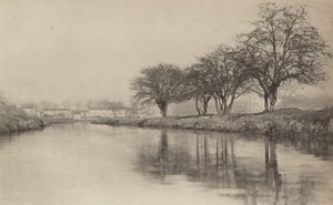 Das Dorf am Fluss, 1890-1891, gedruckt 1893 von Peter Henry Emerson