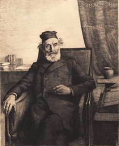 Der Vater des Künstlers, Jens Peter Ilsted von Peter Vilhelm Ilsted