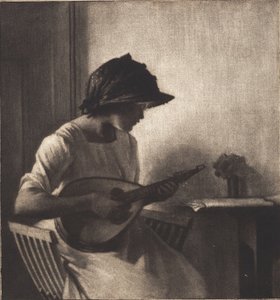 Die Mandolinspielerin von Peter Vilhelm Ilsted