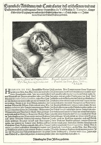 Der Körper von Henri du Val, Graf von Dampierre von Peter Isselburg