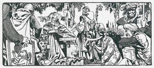 König Johann unterzeichnet die Magna Carta in Runneymede