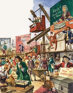 Die wunderbare Geschichte Britanniens: Jahrmärkte und Spaß für die Menschen. Bartholomew Fair
