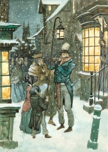 Viktorianische Weihnachtsszene von Peter Jackson